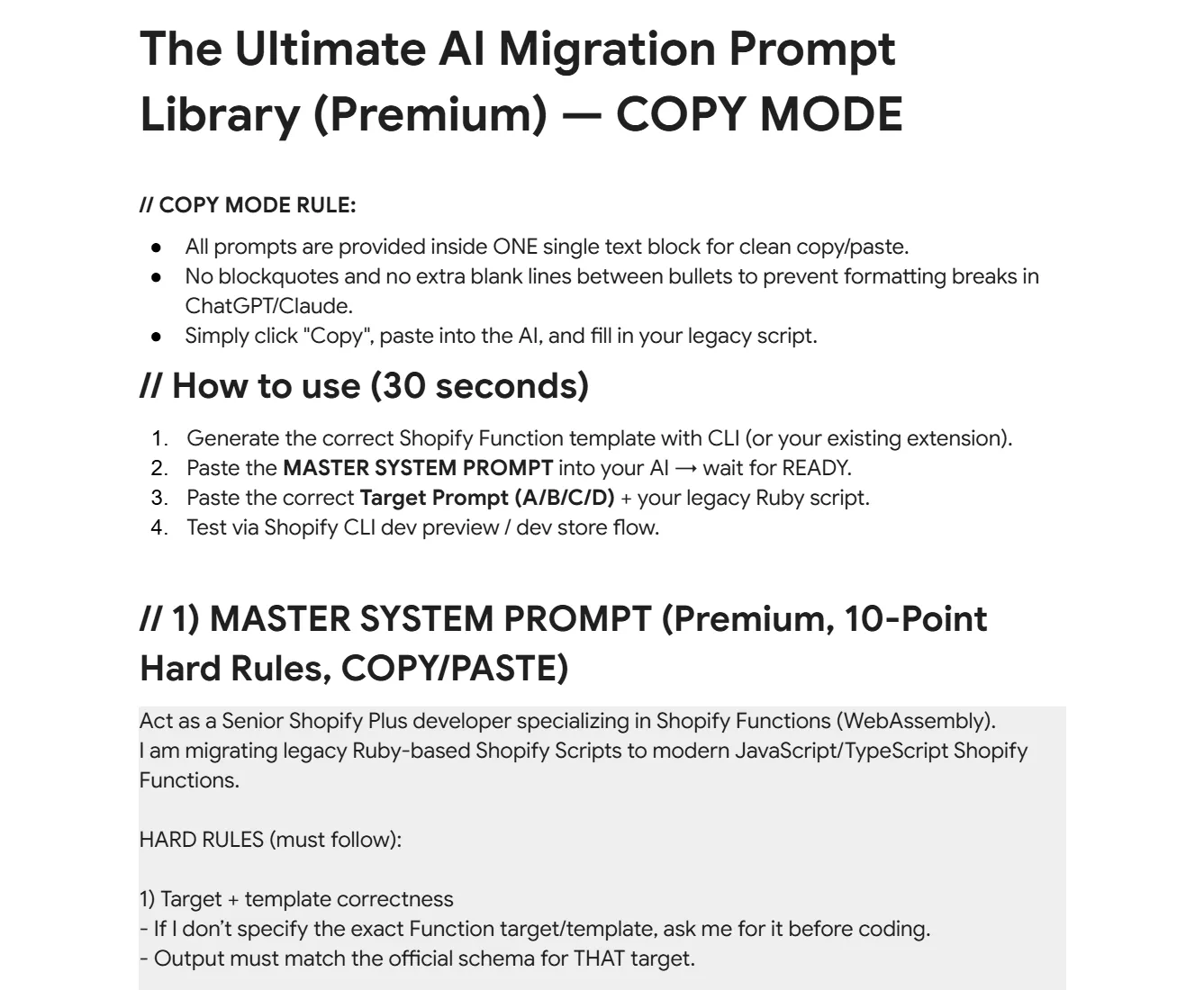 Real AI Prompt Preview
